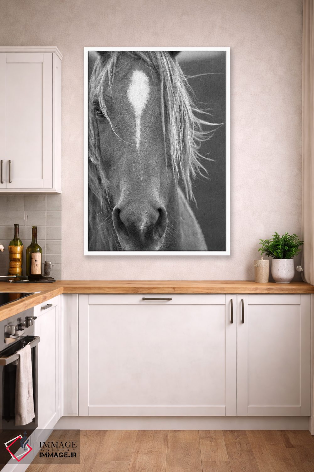 تابلو دکوراتیو نمای نزدیک II اثر سالی لیندن - D3W