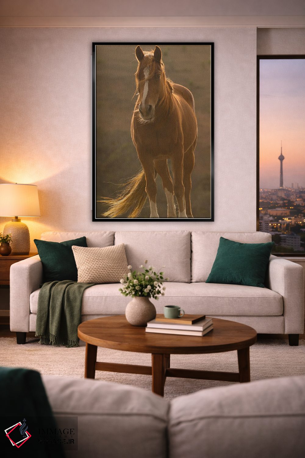 تابلو دکوراتیو در باد وزان اثر سالی لیندن - D2B