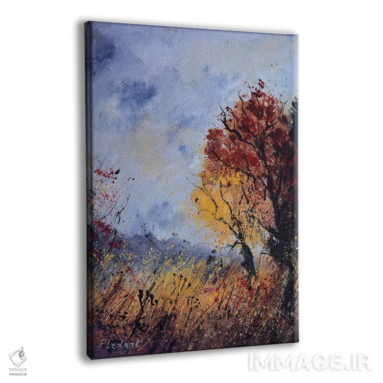تابلو انتزاعی صبح پاییزی اثر پل لدنت - نمای پرسپکتیو محصول