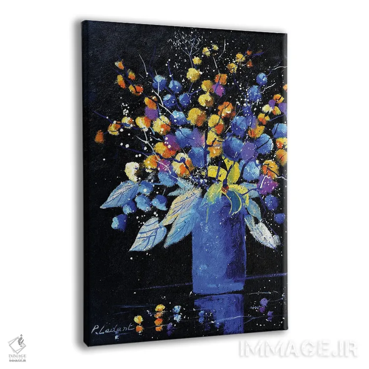 تابلو دکوراتیو یک طبیعت بی جان زیبا اثر پل لدنت - نمای پرسپکتیو محصول