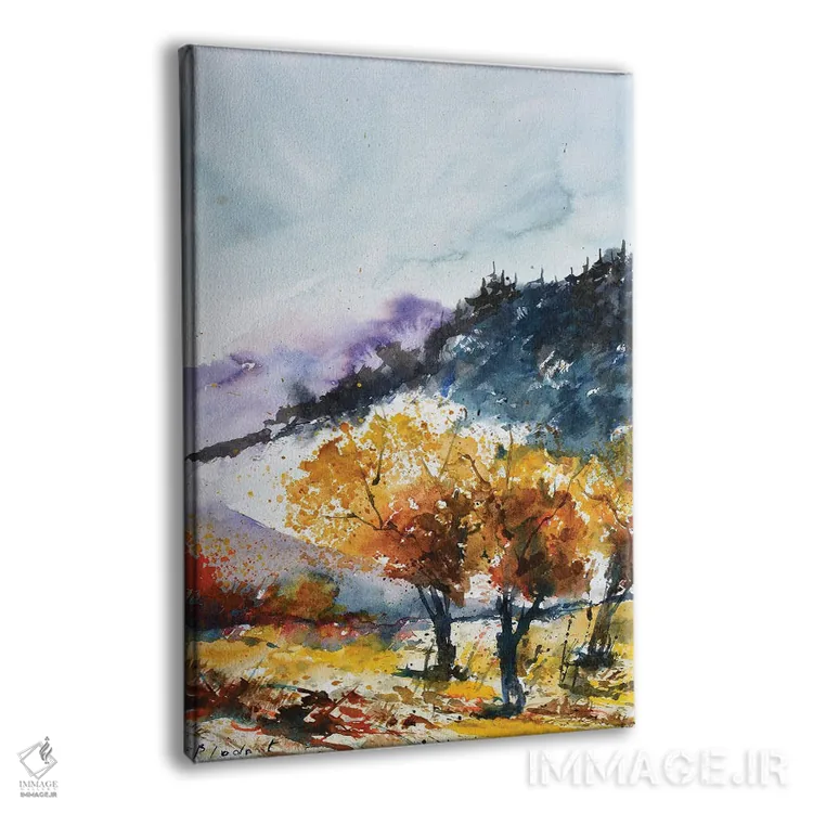 تابلو دکوراتیو نزدیک شدن پاییز اثر پل لدنت - نمای پرسپکتیو محصول