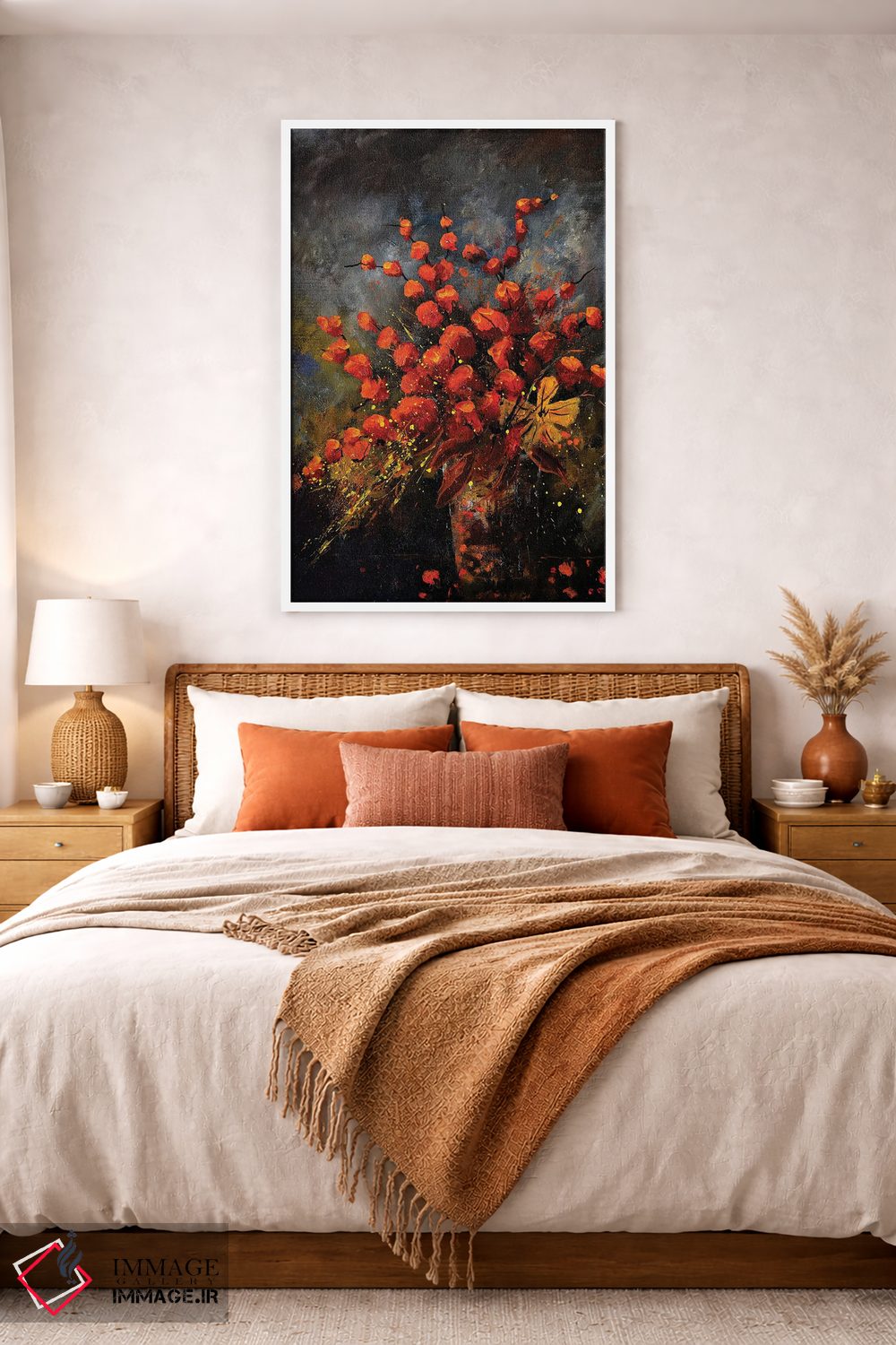 تابلو انتزاعی طبیعت بی جان پاییزی اثر پل لدنت - D2W