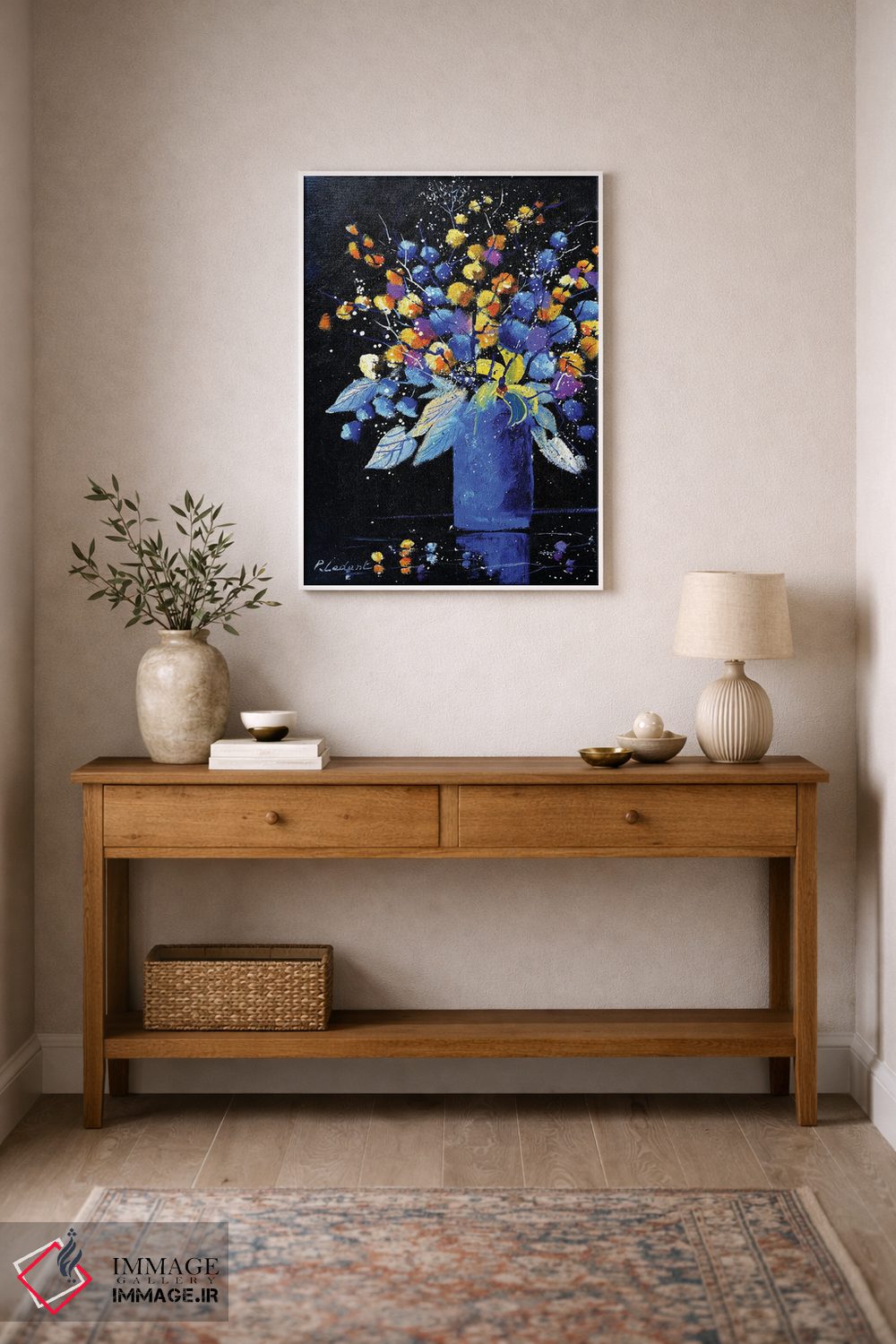 تابلو دکوراتیو یک طبیعت بی جان زیبا اثر پل لدنت - D1W