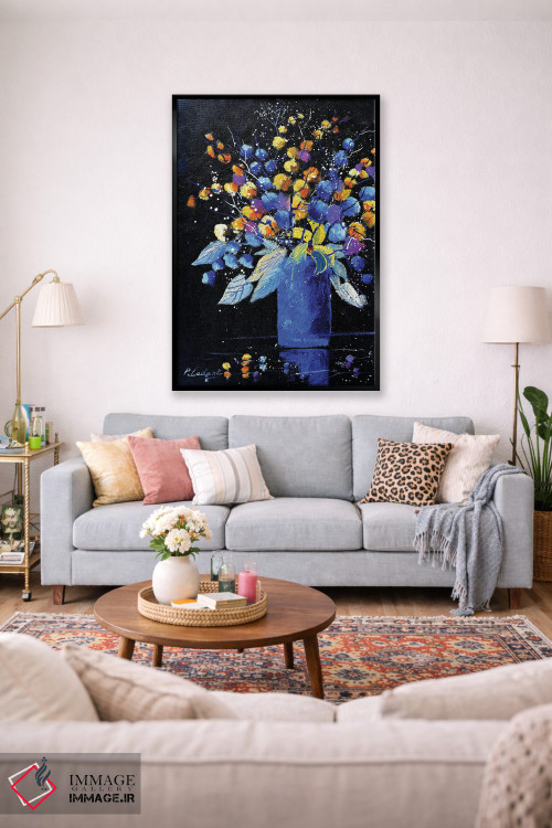 تابلو دکوراتیو یک طبیعت بی جان زیبا اثر پل لدنت - D2B