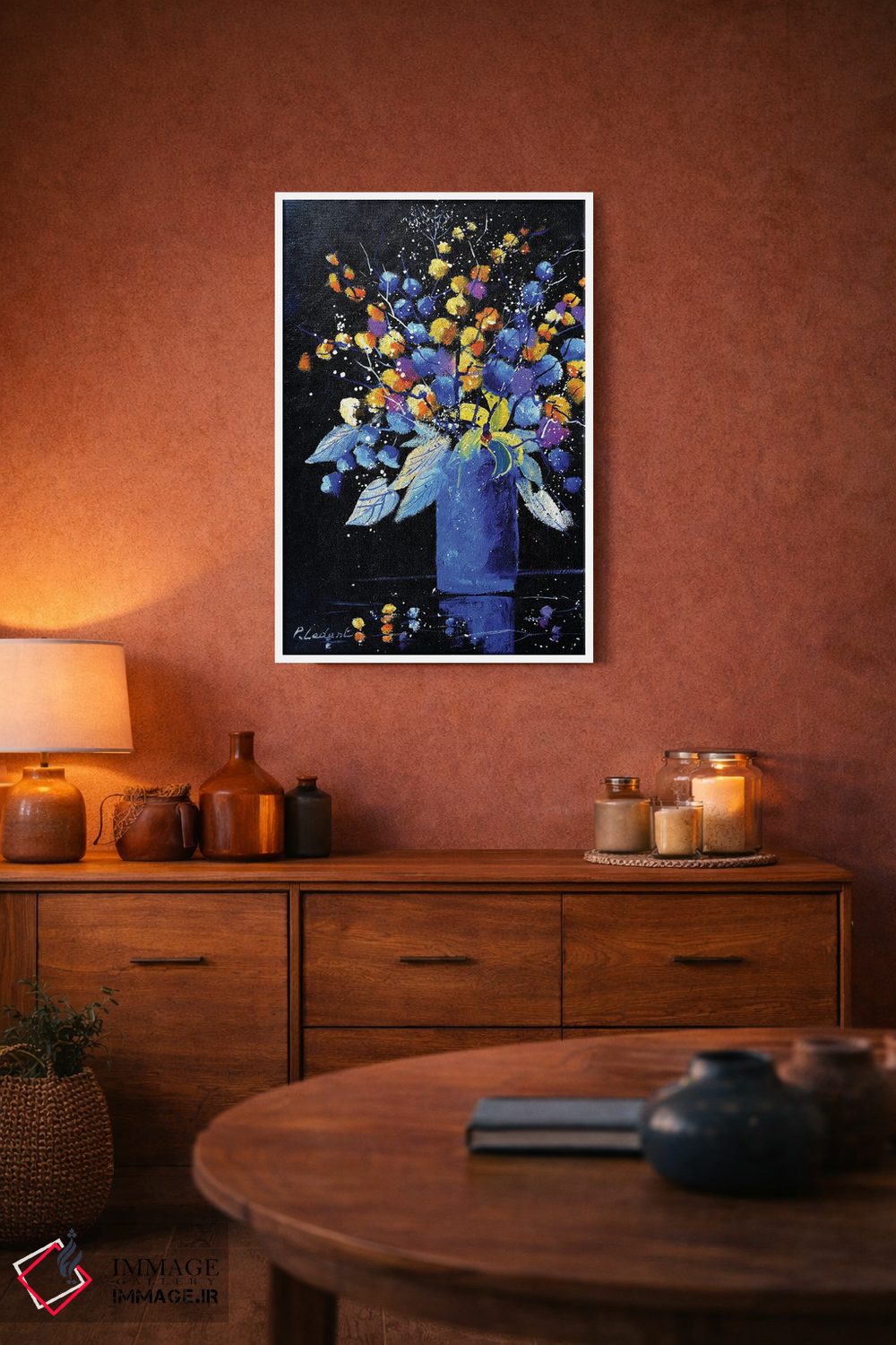 تابلو دکوراتیو یک طبیعت بی جان زیبا اثر پل لدنت - D3W