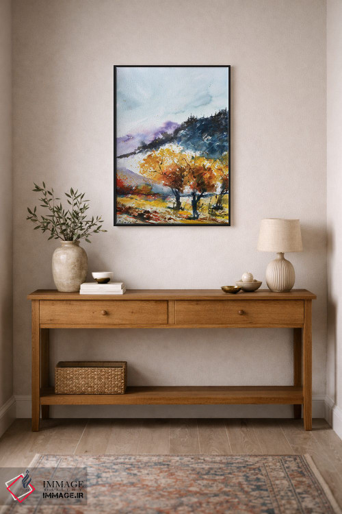 تابلو دکوراتیو نزدیک شدن پاییز اثر پل لدنت - D2B
