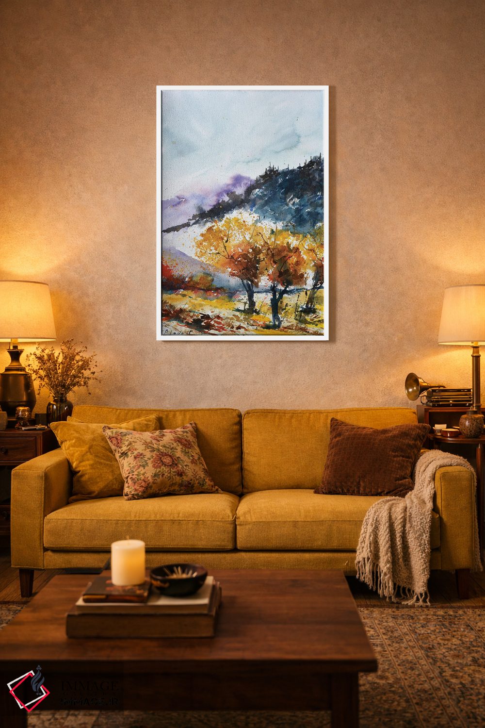 تابلو دکوراتیو نزدیک شدن پاییز اثر پل لدنت - D3W