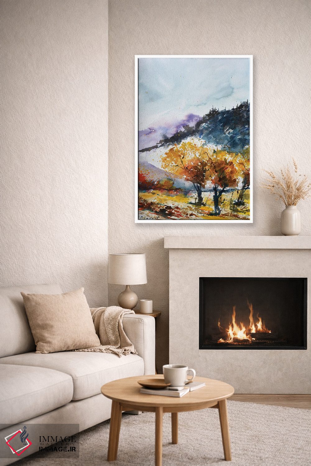 تابلو دکوراتیو نزدیک شدن پاییز اثر پل لدنت - D5W