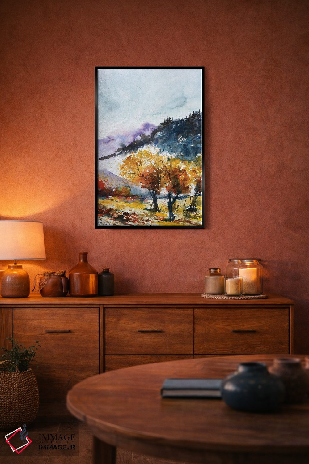 تابلو دکوراتیو نزدیک شدن پاییز اثر پل لدنت - D4B