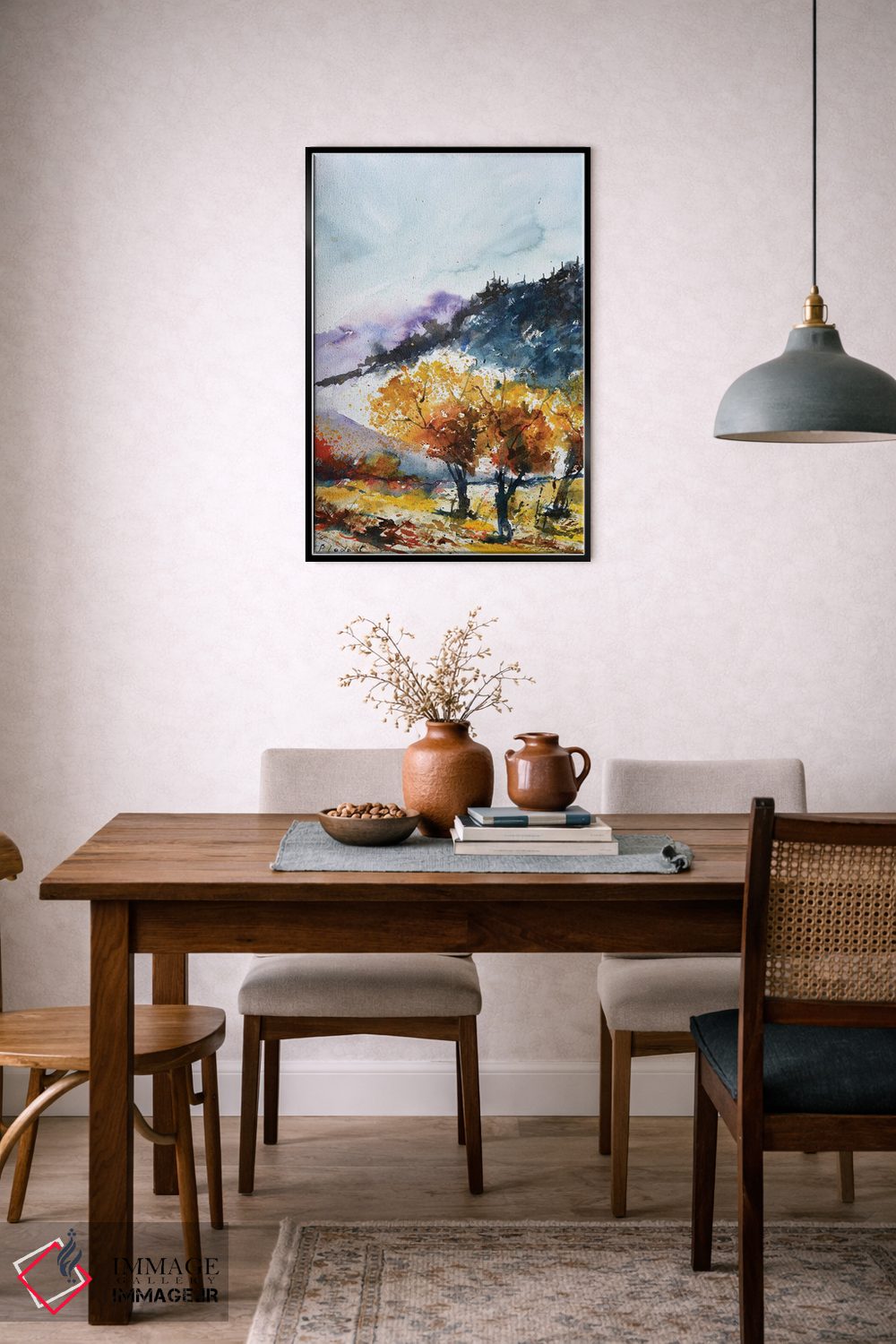 تابلو دکوراتیو نزدیک شدن پاییز اثر پل لدنت - D6B