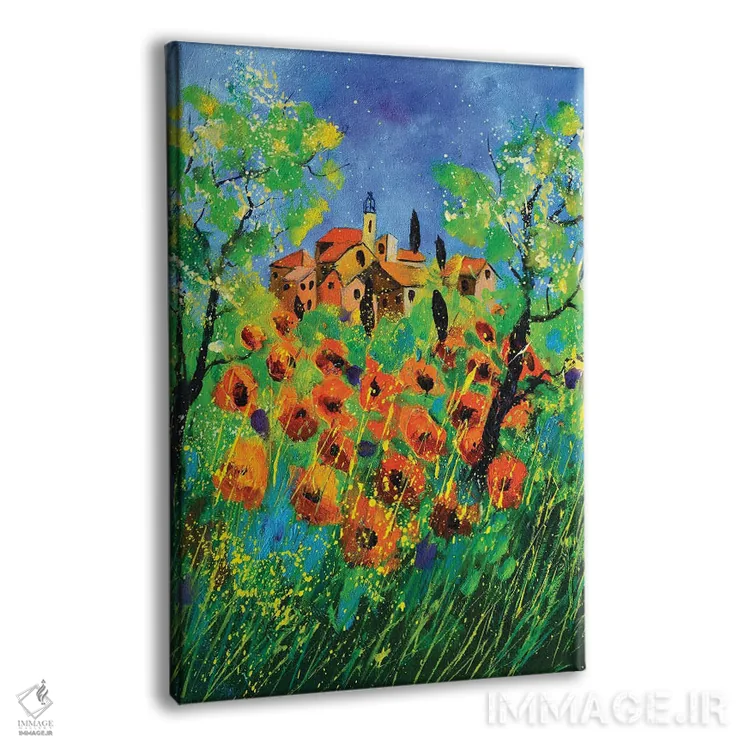 تابلو انتزاعی پروانس اثر پل لدنت - نمای پرسپکتیو محصول