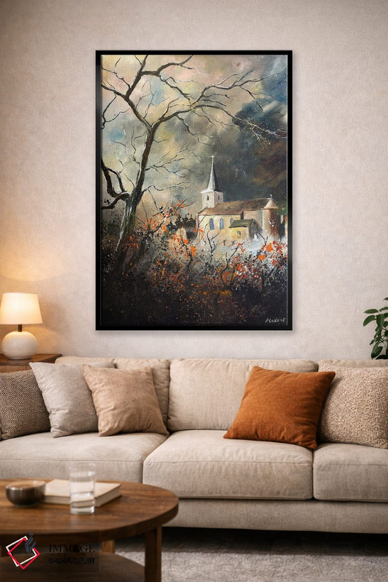 تابلو دکوراتیو توفان اثر پل لدنت - D1B
