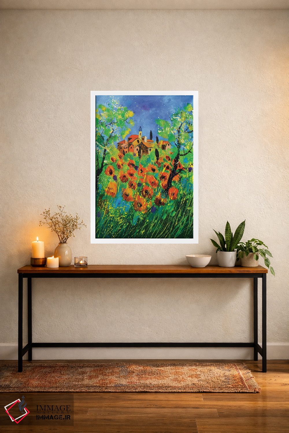 تابلو انتزاعی پروانس اثر پل لدنت - D4W