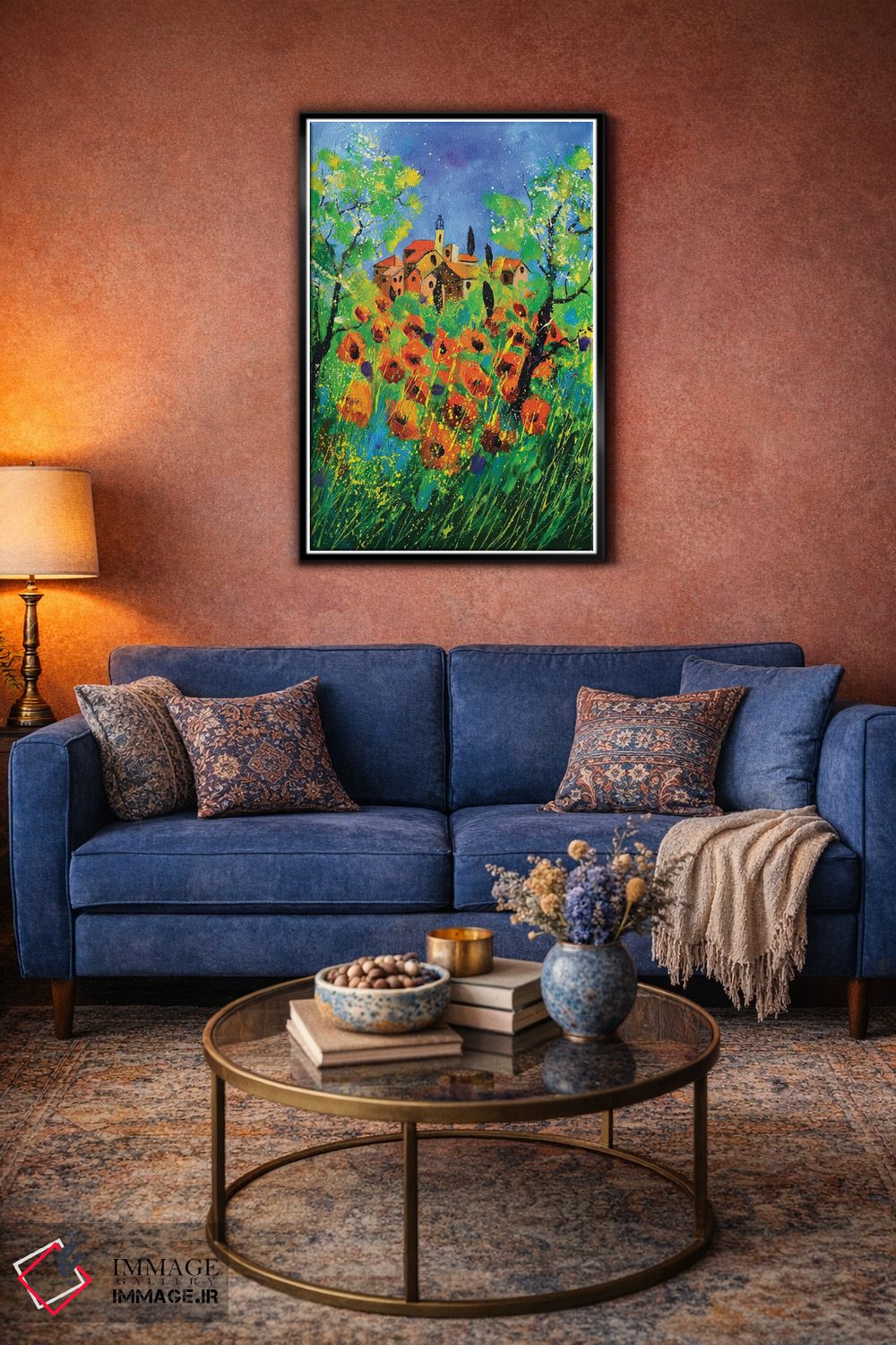 تابلو انتزاعی پروانس اثر پل لدنت - D5B