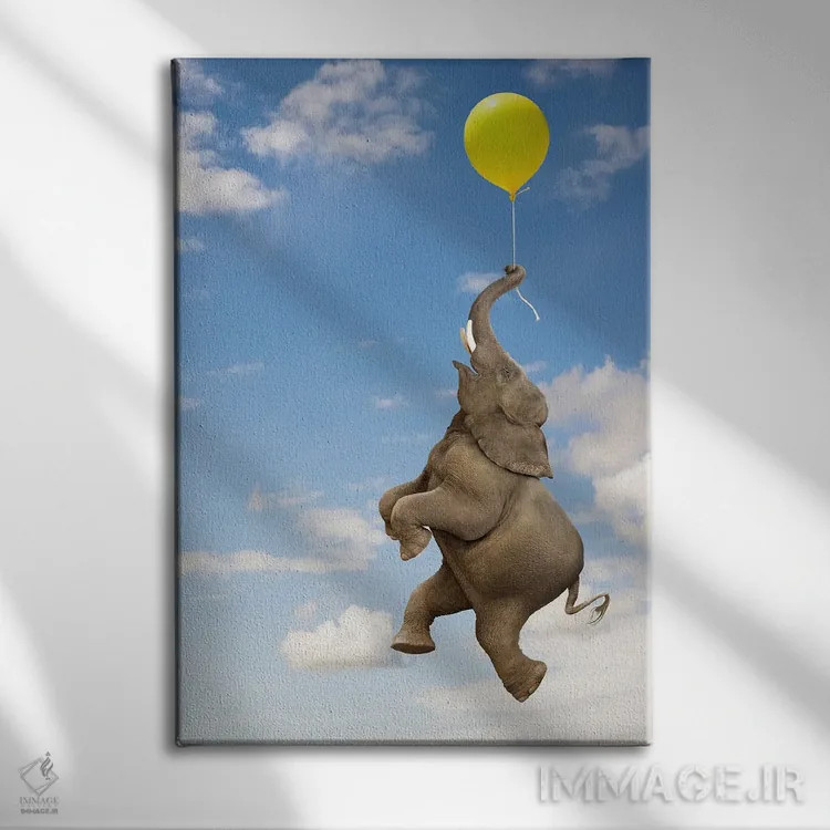 تابلو دکوراتیو سبکی باور نکردنی وجود اثر لوند روزر - نمای روبهرو روی دیوار