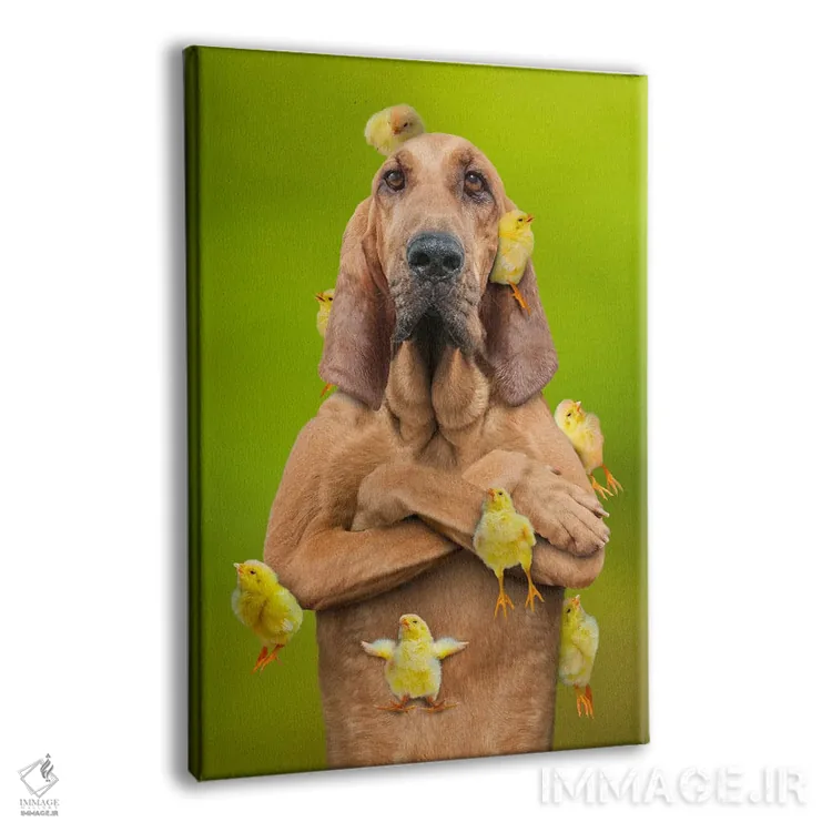 تابلو دکوراتیو جذاب برای جوجه ها اثر لوند روزر - نمای پرسپکتیو محصول