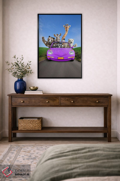 تابلو دکوراتیو سفر جاده ای هیجان انگیز اثر لوند روزر - D4B