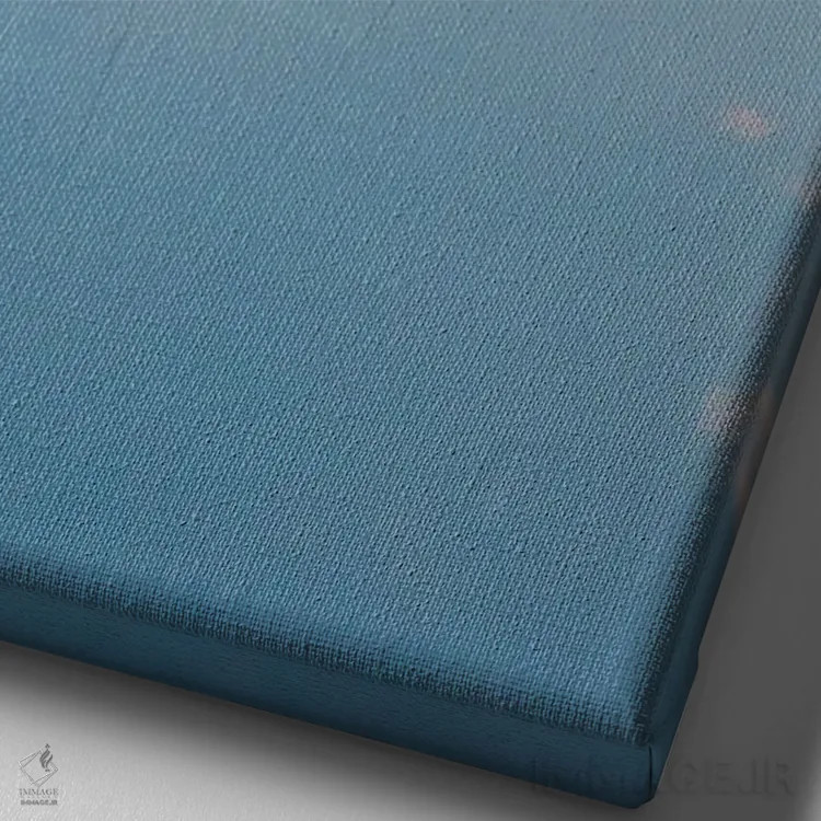 تابلو دکوراتیو خرس های ماهیگیر اثر لوند روزر - نمای نزدیک بافت بوم