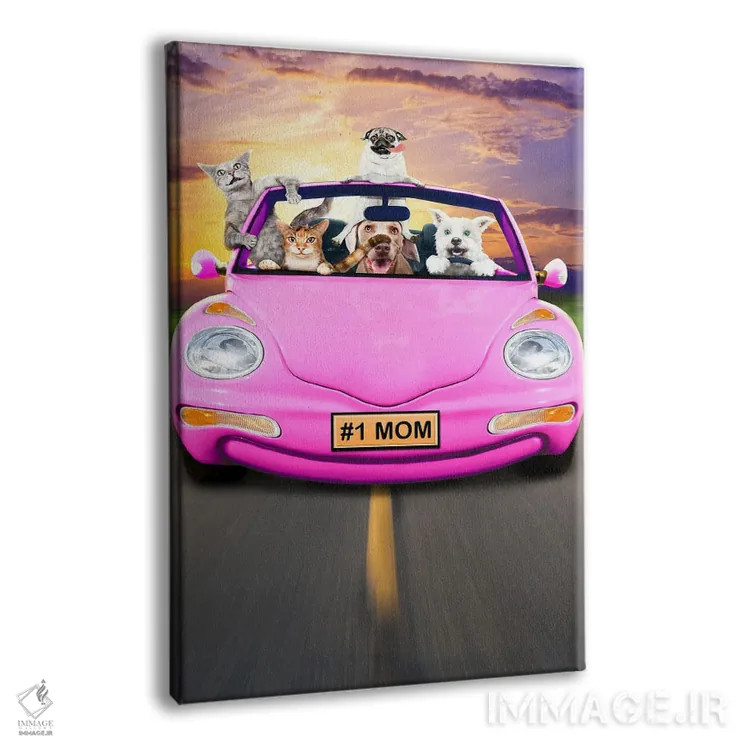 تابلو دکوراتیو بر جاده اثر لوند روزر - نمای پرسپکتیو محصول