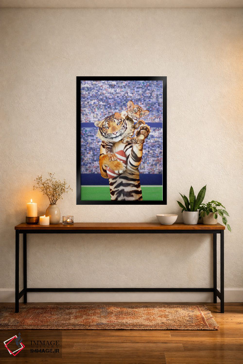 تابلو دکوراتیو تیم ببر اثر لوند روزر - D5B