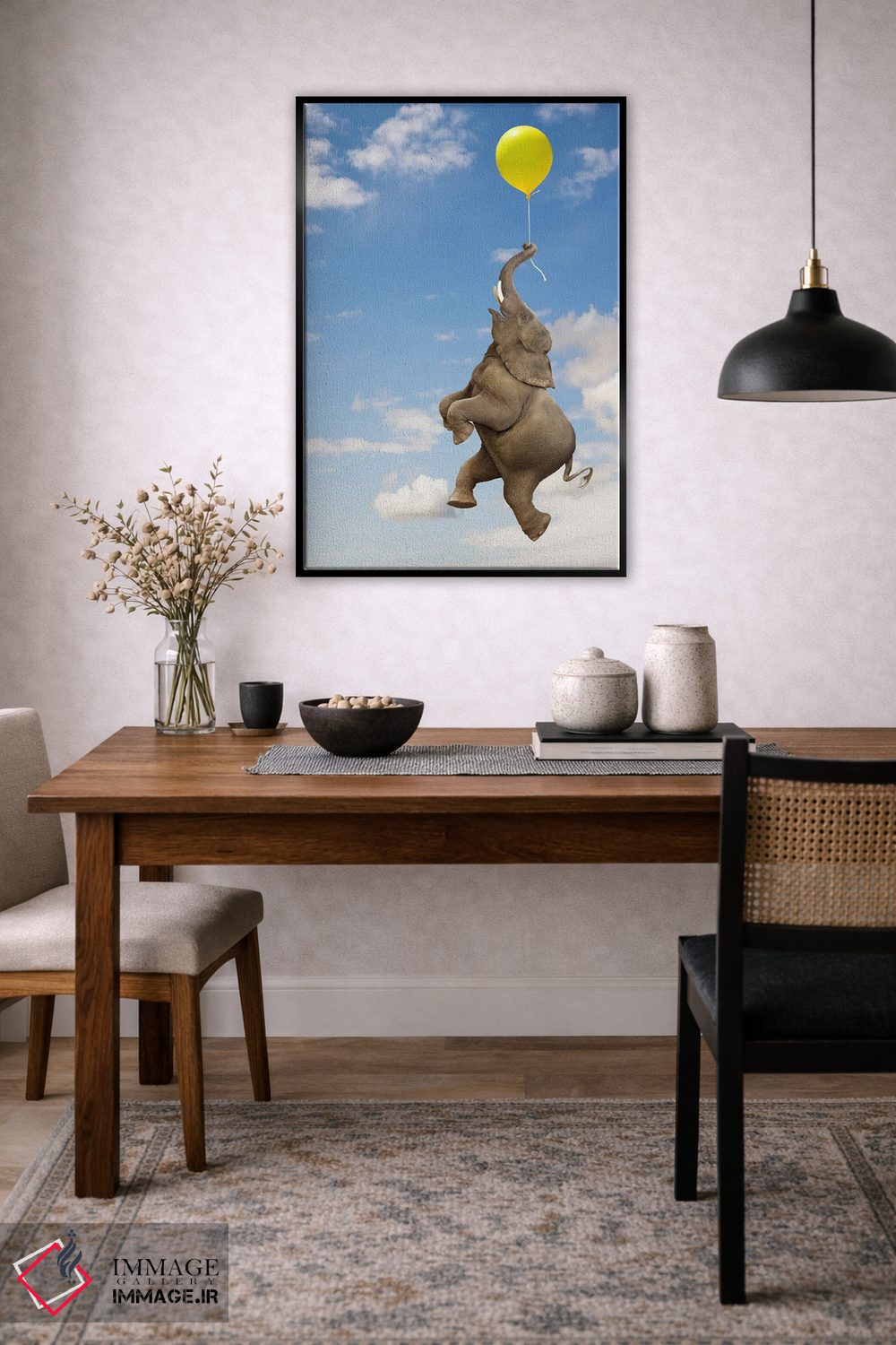 تابلو دکوراتیو سبکی باور نکردنی وجود اثر لوند روزر - D6B
