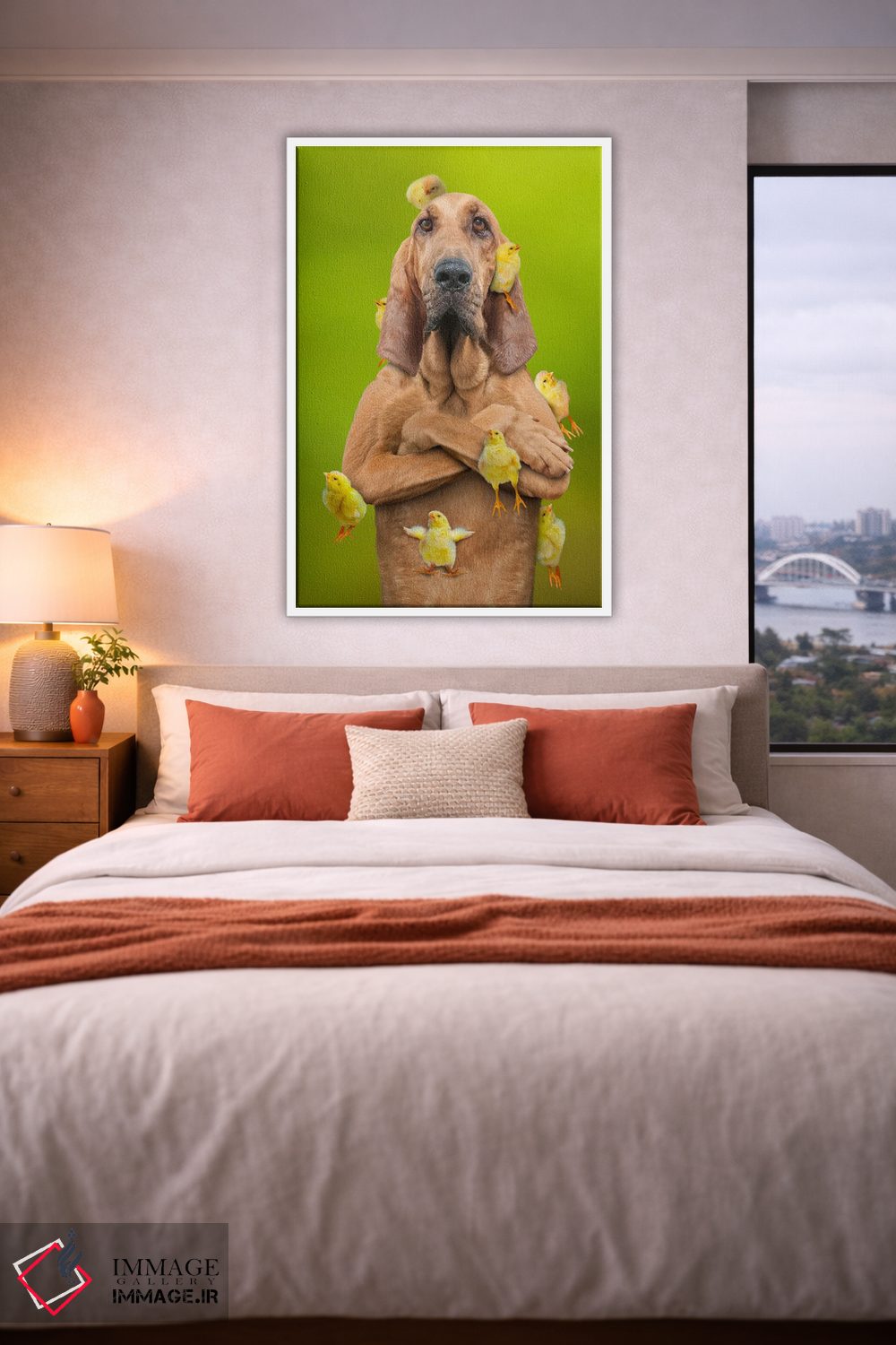 تابلو دکوراتیو جذاب برای جوجه ها اثر لوند روزر - D3W
