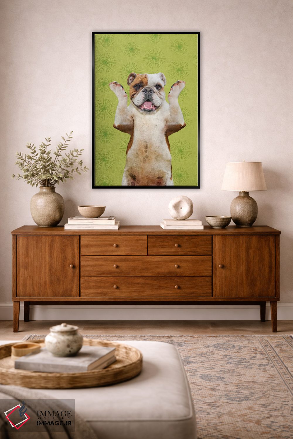 تابلو دکوراتیو خب که چی اثر لوند روزر - D4B