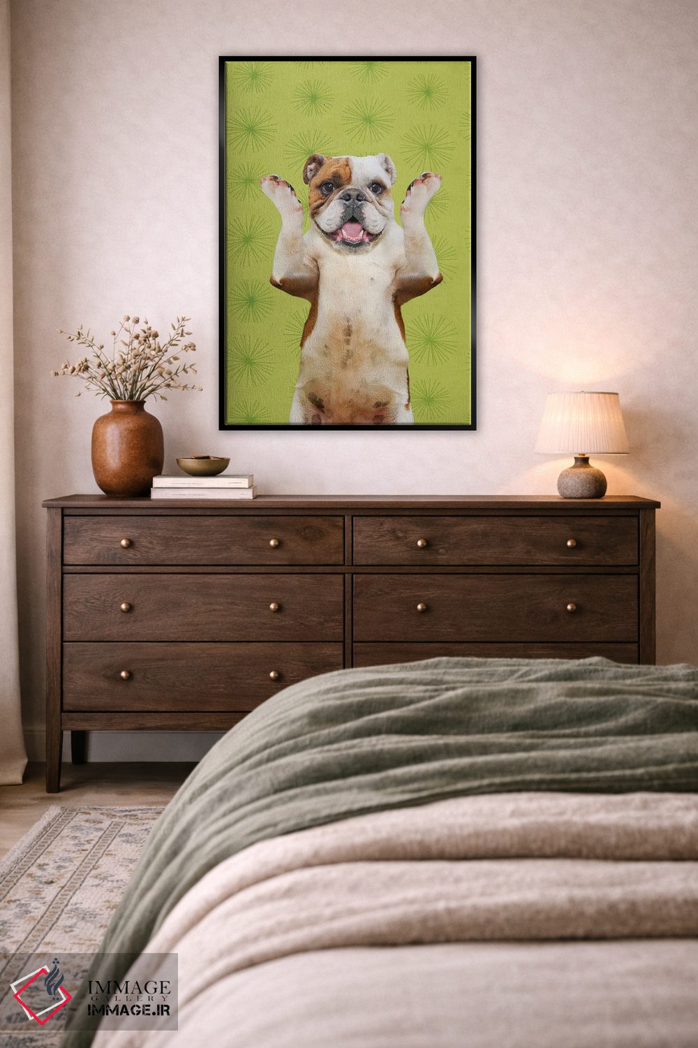 تابلو دکوراتیو خب که چی اثر لوند روزر - D6B