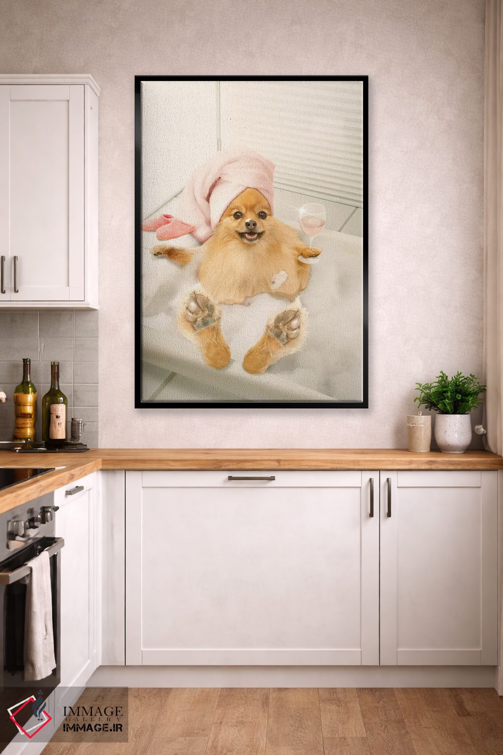 تابلو دکوراتیو حمام کف برای پامرانیان اثر لوند روزر - D2B