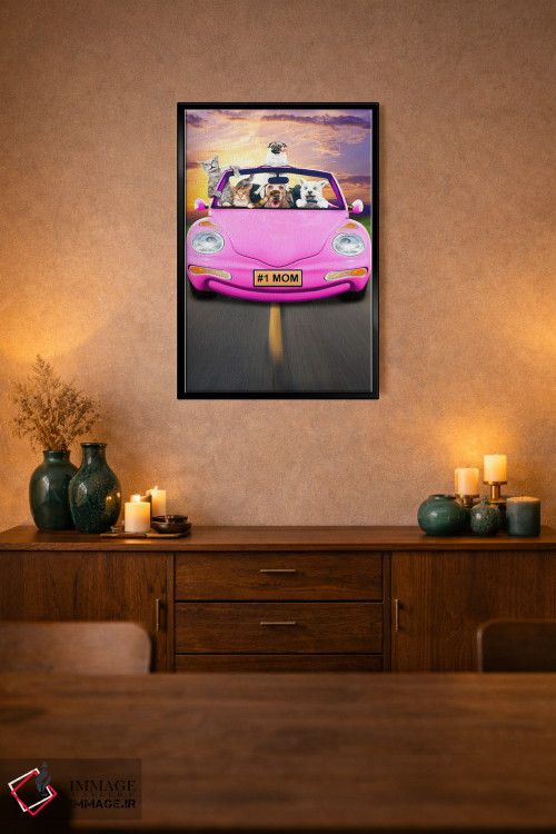 تابلو دکوراتیو بر جاده اثر لوند روزر - D2B