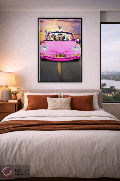 تابلو دکوراتیو بر جاده اثر لوند روزر - D4B