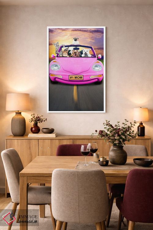 تابلو دکوراتیو بر جاده اثر لوند روزر - D5W