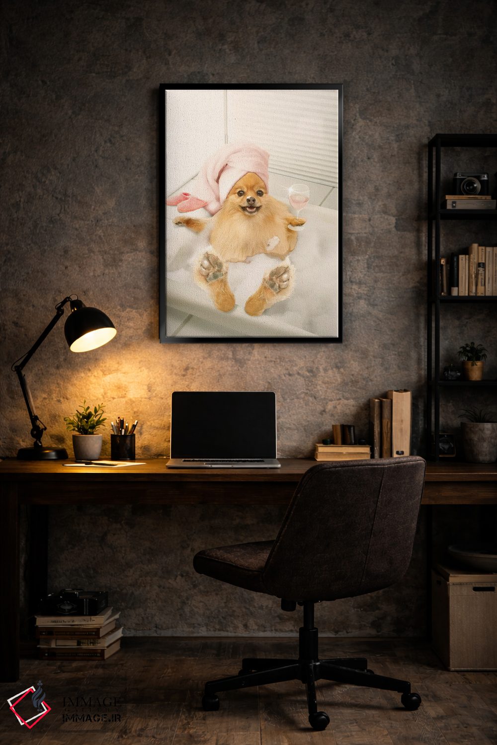 تابلو دکوراتیو حمام کف برای پامرانیان اثر لوند روزر - D6B