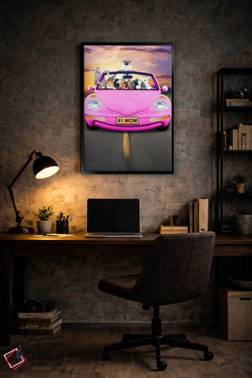 تابلو دکوراتیو بر جاده اثر لوند روزر - D6B