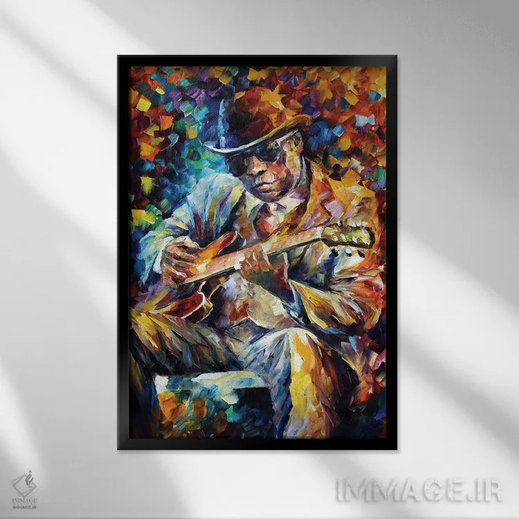 تابلو دکوراتیو جان لی هوکر اثر لئونید آفرموف - نمای قابدار مشکی