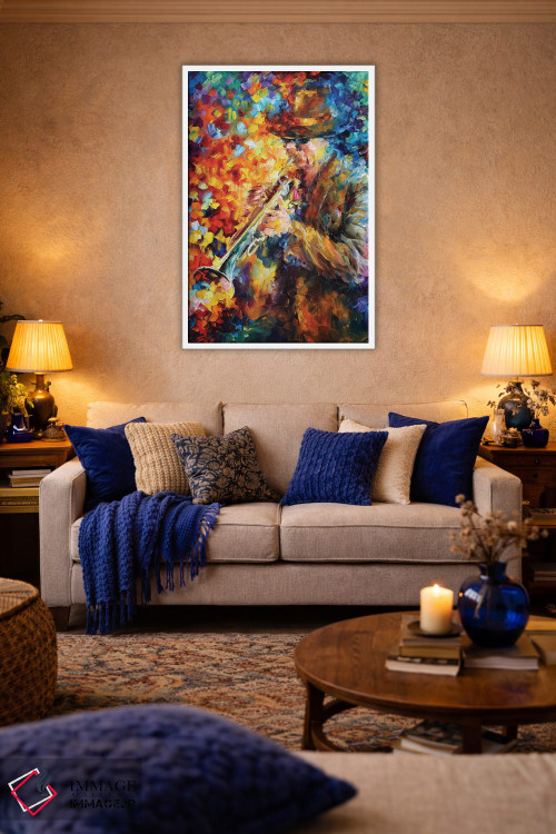 تابلو دکوراتیو صدای دلنشین و باشکوه اثر لئونید آفرموف - D2W