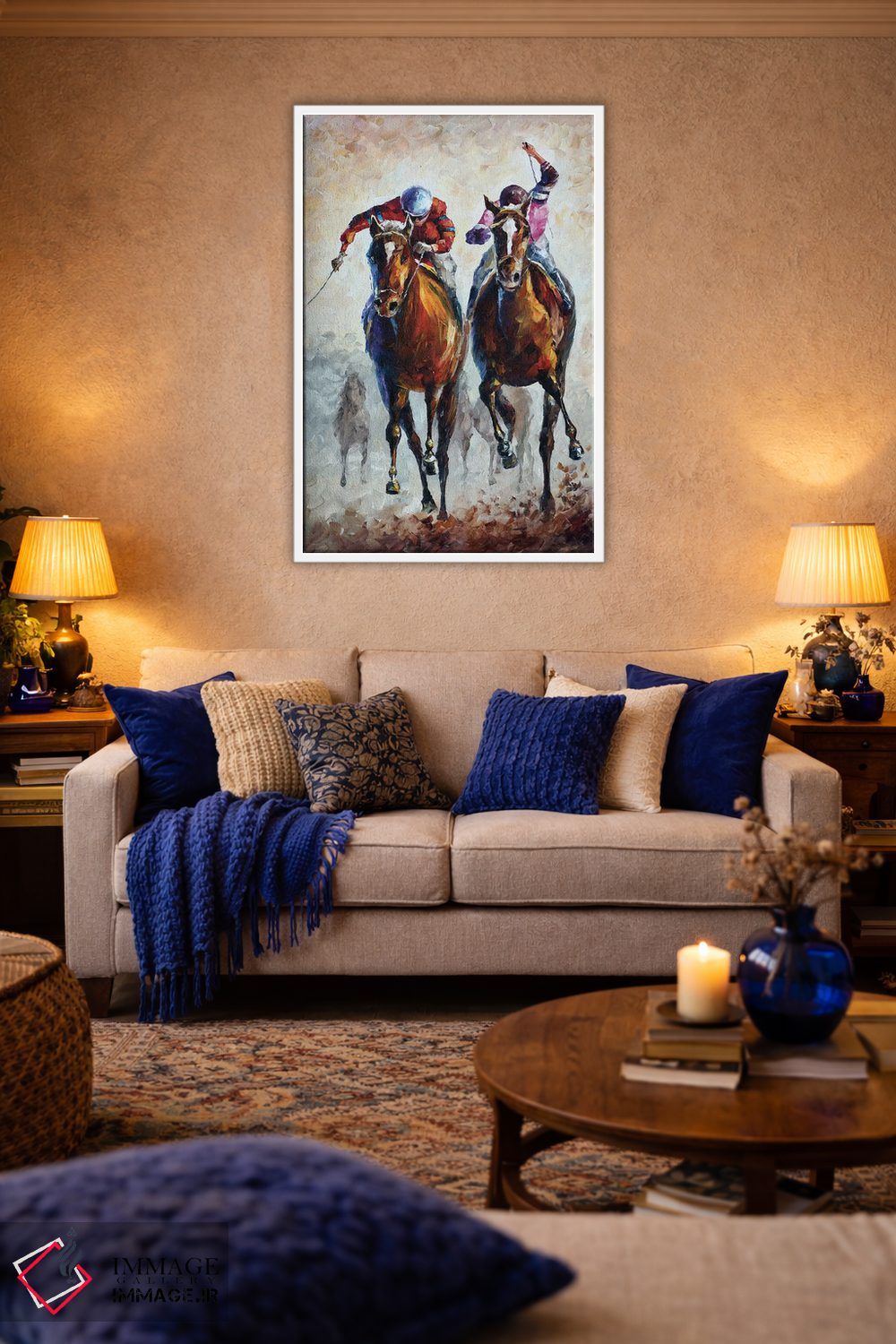 تابلو دکوراتیو رقبا اثر لئونید آفرموف - D3W