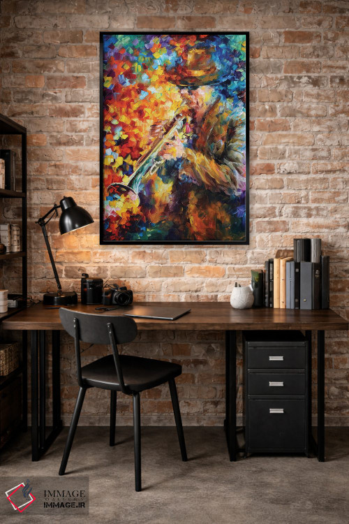 تابلو دکوراتیو صدای دلنشین و باشکوه اثر لئونید آفرموف - D4B