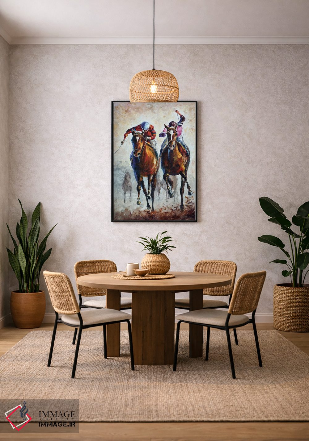 تابلو دکوراتیو رقبا اثر لئونید آفرموف - D6B