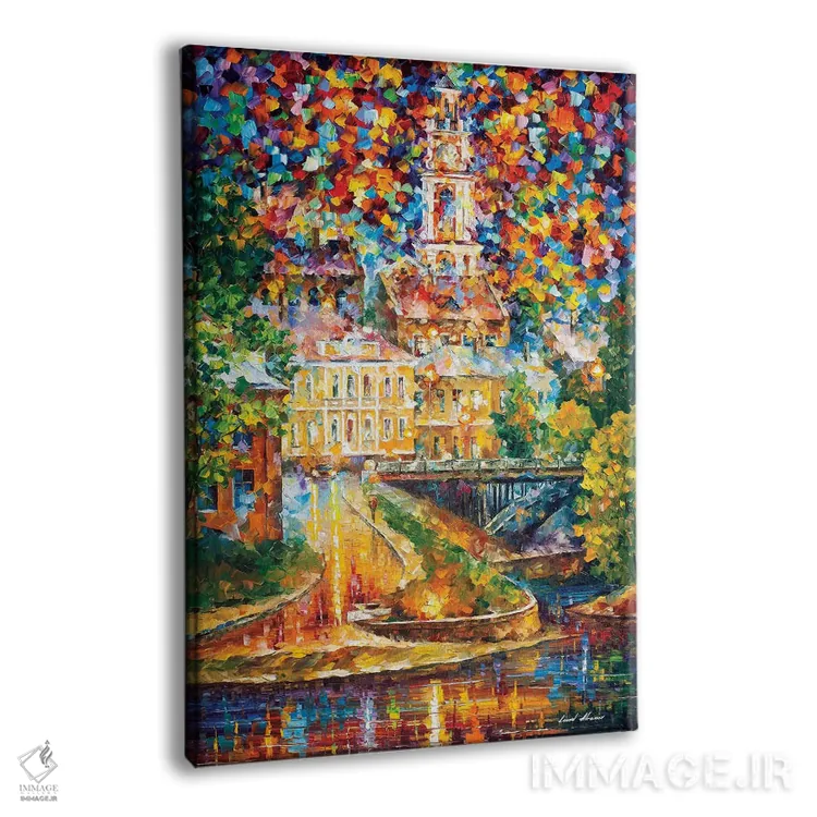 تابلو دکوراتیو وایتبسک قدیمی اثر لئونید آفرموف - نمای پرسپکتیو محصول