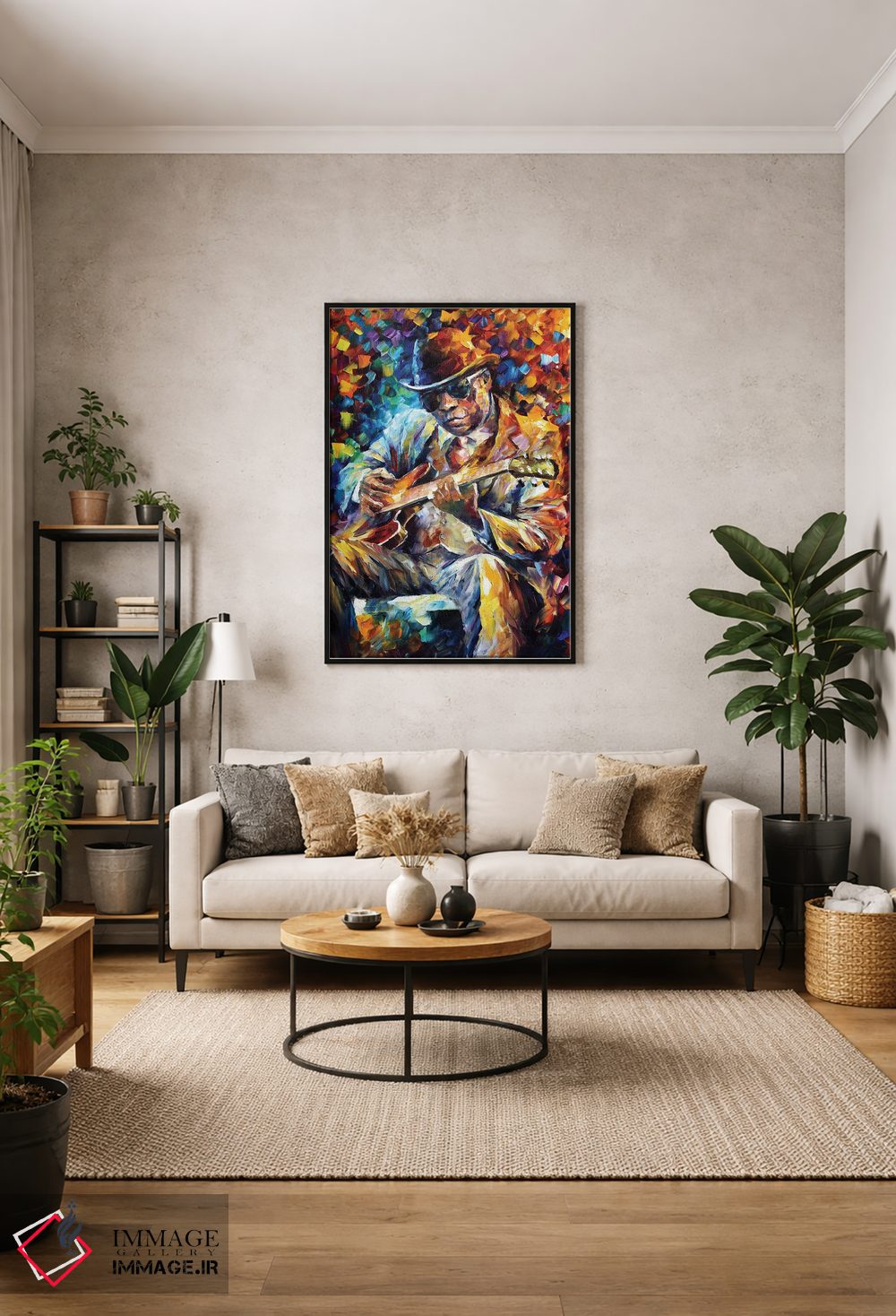 تابلو دکوراتیو جان لی هوکر اثر لئونید آفرموف - D1B