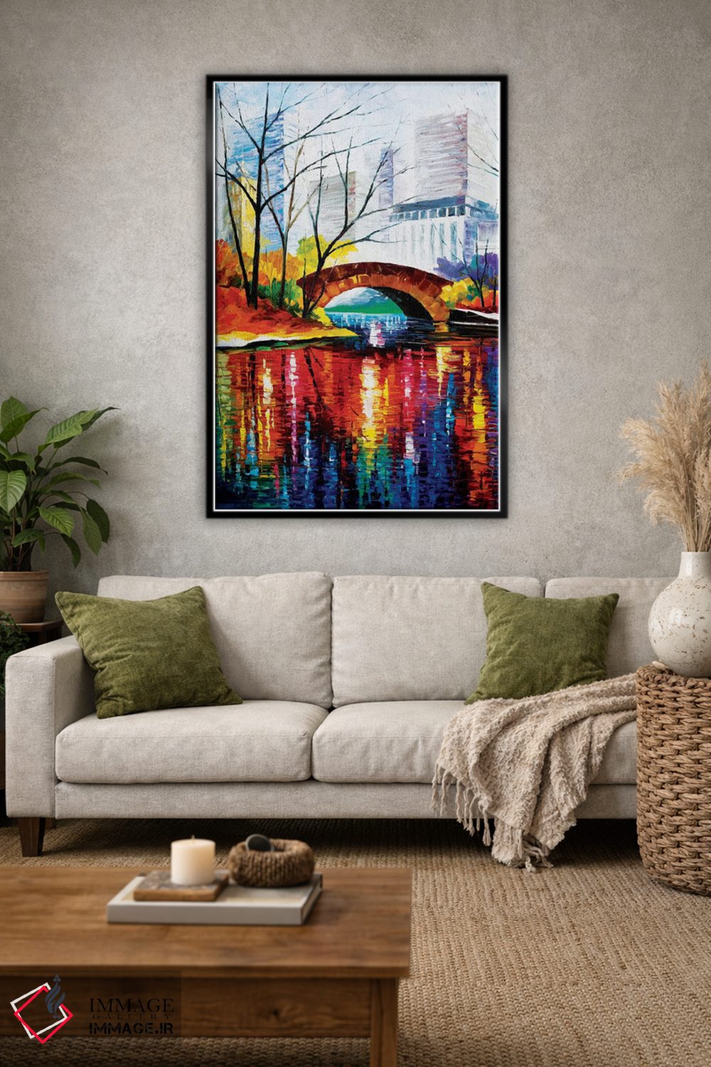 تابلو دکوراتیو سنترال پارک اثر لئونید آفرموف - D1B