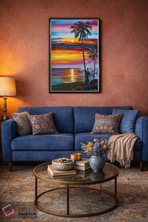 تابلو دکوراتیو حال وهوای کارائیب اثر لئونید آفرموف - D4B