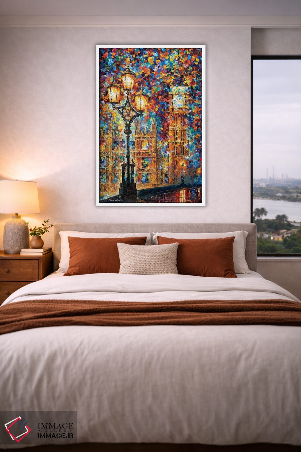 تابلو دکوراتیو رویاهای لندن اثر لئونید آفرموف - D2W