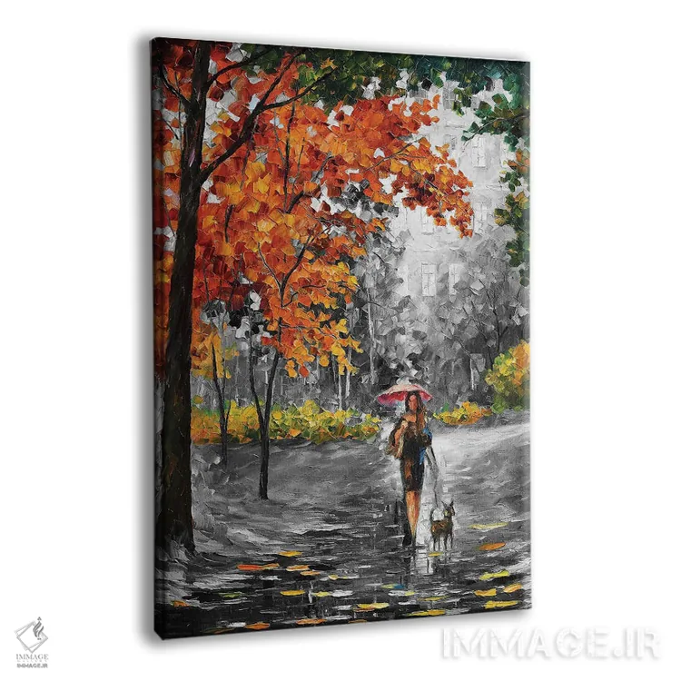 تابلو دکوراتیو پاییز جذاب اثر لئونید آفرموف - نمای پرسپکتیو محصول