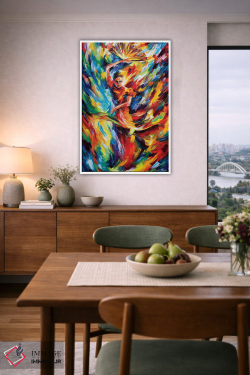 تابلو دکوراتیو فلامنکو اثر لئونید آفرموف - D6W