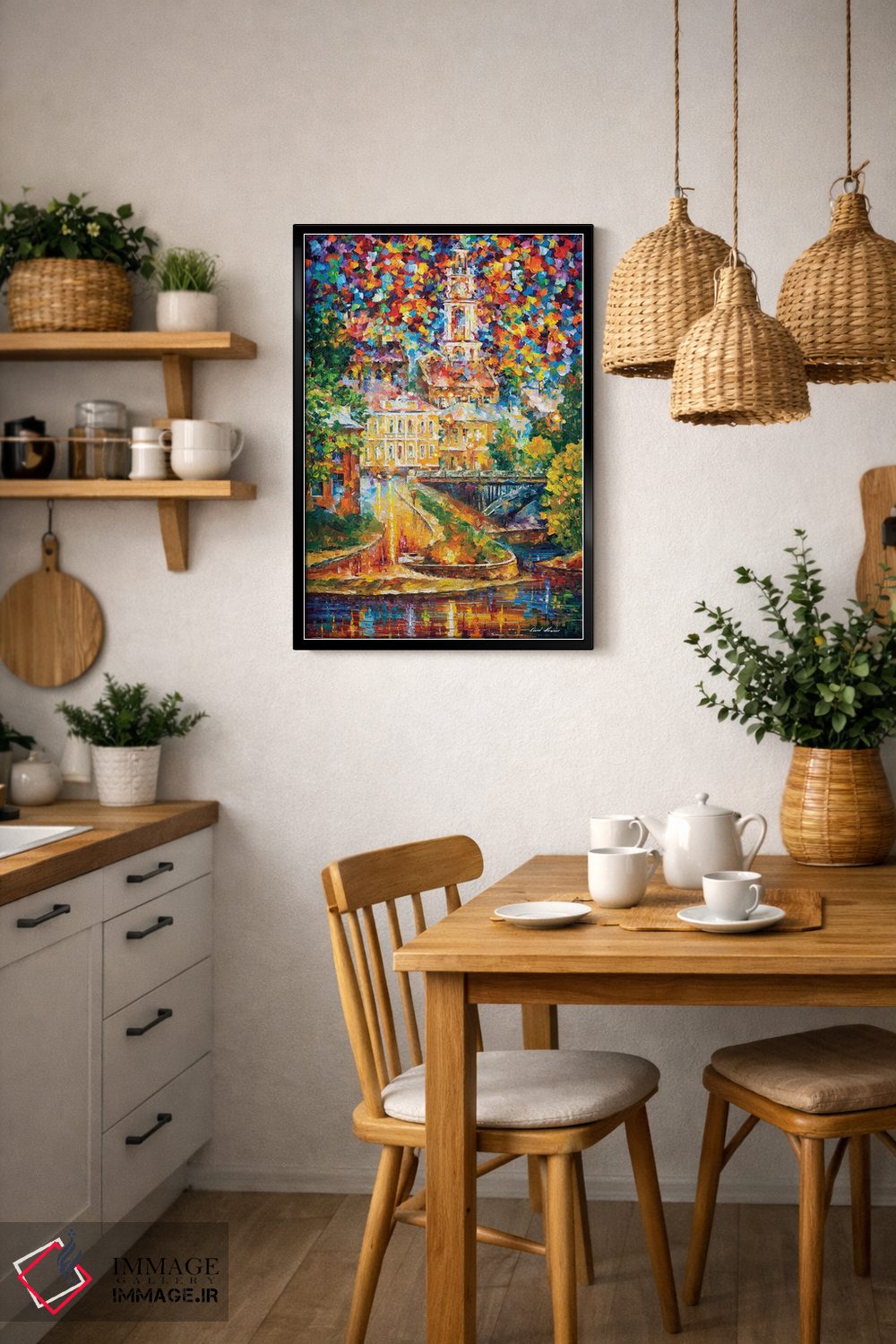 تابلو دکوراتیو وایتبسک قدیمی اثر لئونید آفرموف - D6B