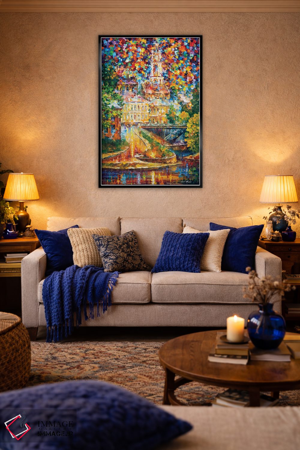 تابلو دکوراتیو وایتبسک قدیمی اثر لئونید آفرموف - D5B