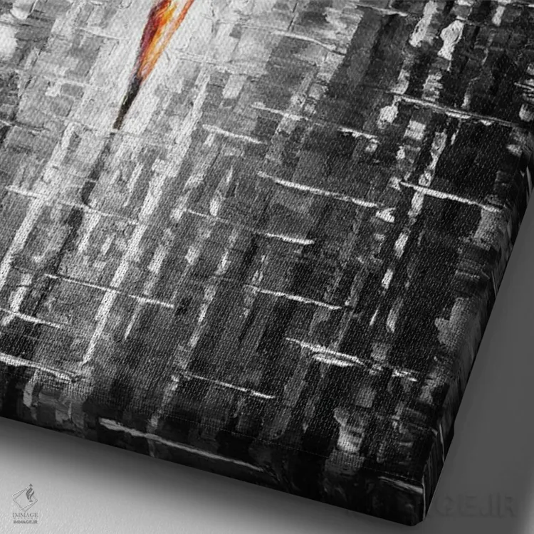 تابلو دکوراتیو شاهزاده باران اثر لئونید آفرموف - نمای نزدیک بافت بوم