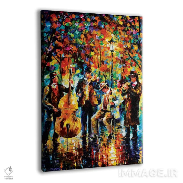 تابلو دکوراتیو موسیقی درخشان اثر لئونید آفرموف - نمای پرسپکتیو محصول
